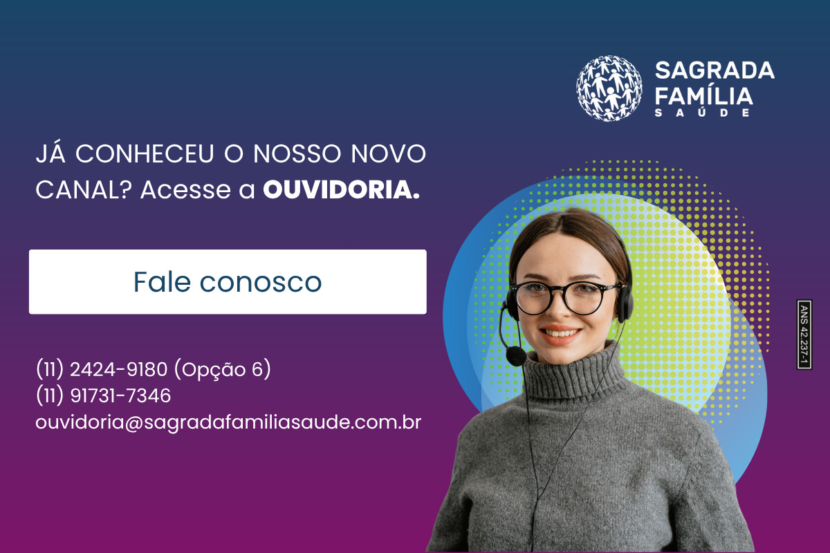 Já conheceu o nosso novo canal? Acesse a ouvidoria.