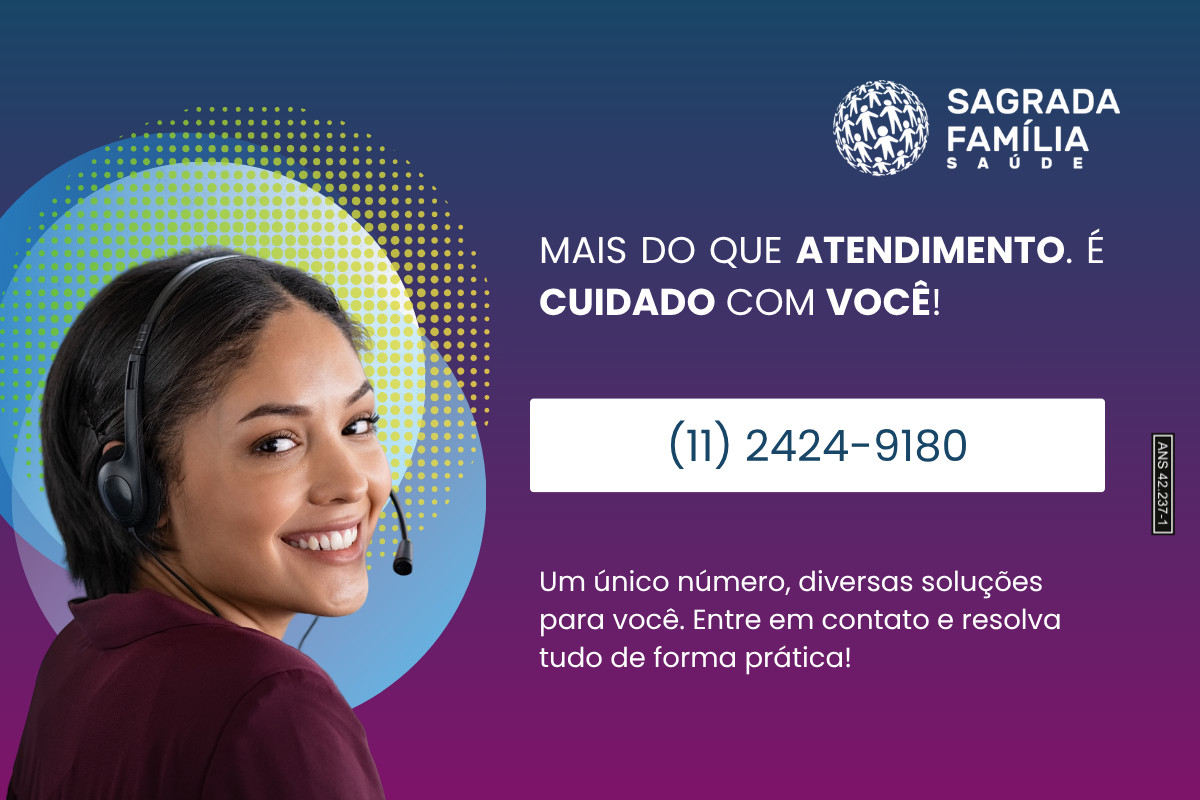 Mais do que atendimento. É cuidado com você!